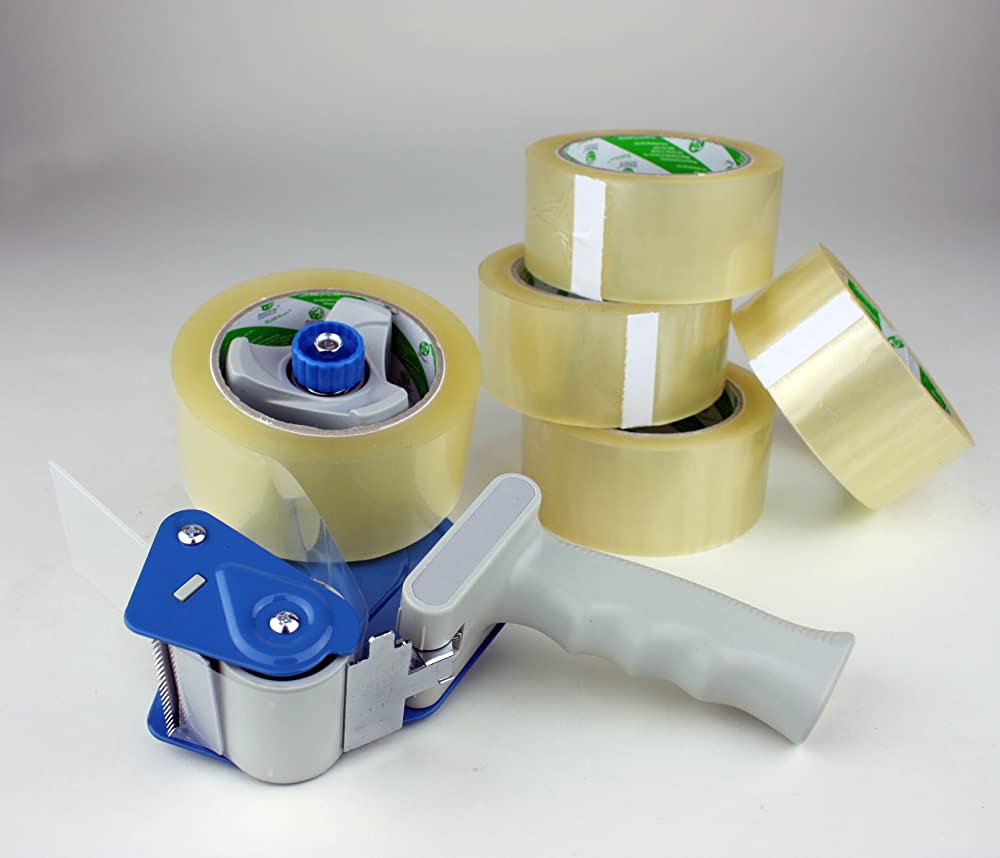 Dispensador de cinta adhesiva de plástico