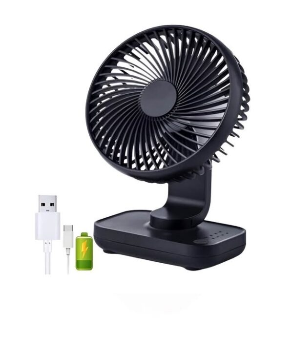MINI VENTILADOR PORTÁTIL PARA ESCRITORIO RECARGABLE