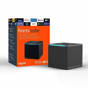 Amazon Fire TV Cube – Streaming 4K Ultra HD, Control Manos Libres con Alexa, Wi-Fi 6E