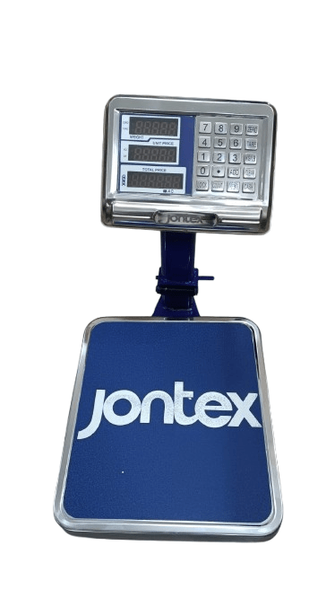 Balanza de Acero Inoxidable 60 KG con Torreta Jontex