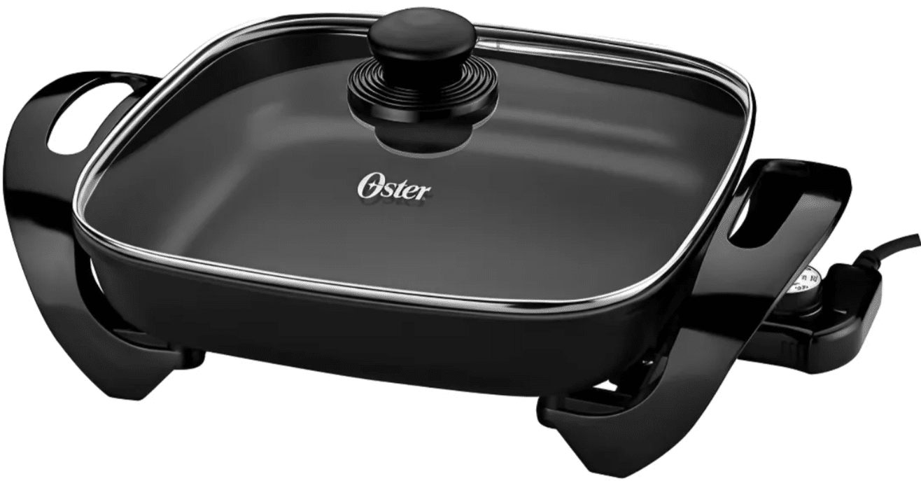 Sartén Eléctrica Tapa Vidrio Oster Ckstsk1712b