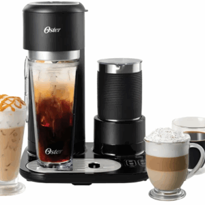 Cafetera Latte Con Espumador 4 En 1 De Oster Modelobvstdc02b