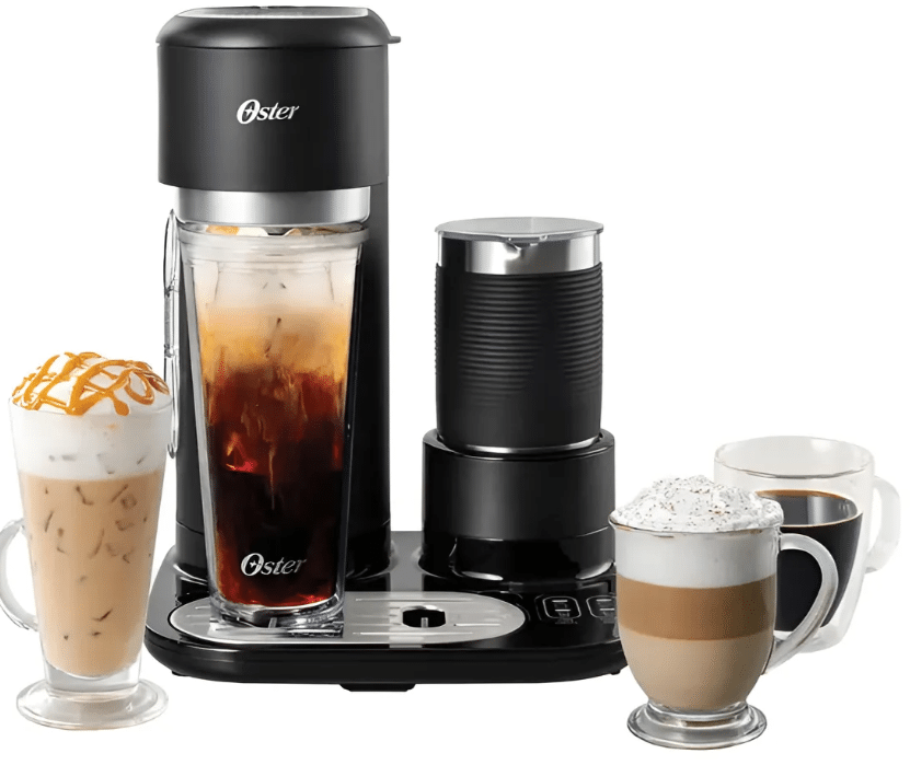 Cafetera Latte Con Espumador 4 En 1 De Oster Modelobvstdc02b