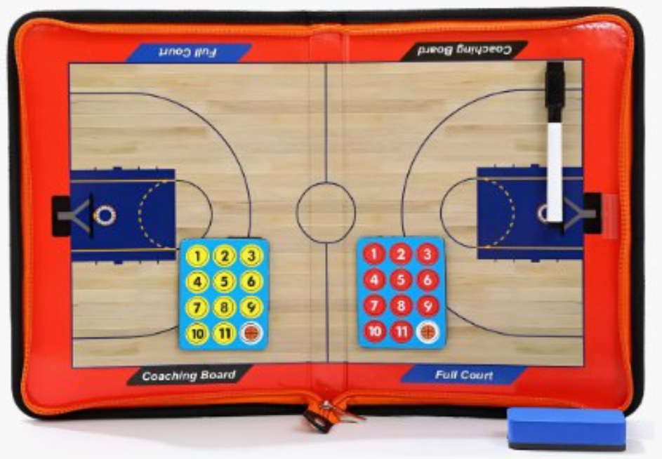 Tablero De Basquetbol Táctico Y Estuche