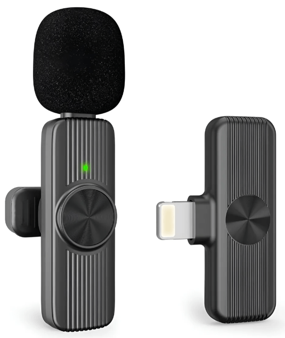 Micrófono Lavalier Inalámbrico Para Grabación De Iphone
