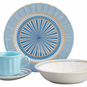 Vajilla Corona Azura 4 Puestos 16 Piezas Color Multicolor