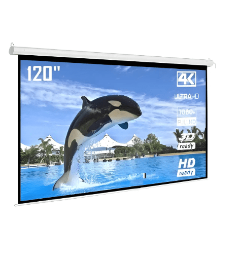 Pantalla Proyección Eléctrica Automática 120 Pulgadas