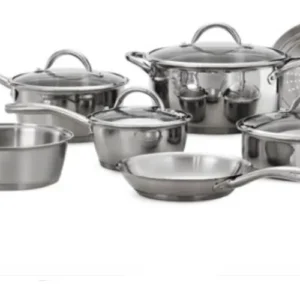 Juego De Ollas Tramontina 12 Piezas Plateado