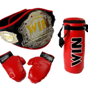 Bolsa De Boxeo Set Con Guantes Y Cinturón