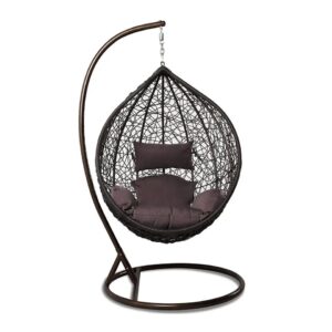 Silla Colgante De Rattan F-03 Interior y Exterior