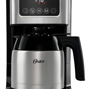 Cafetera Programable De 8 Tazas Con Pantalla Táctil Oster Negro
