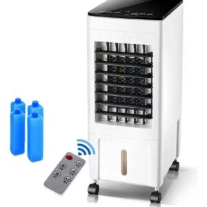 Enfriador De Aire Portátil 10 L Ventilador Blanco