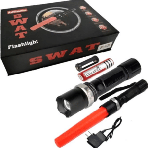 Linterna Táctica Led Swat Recargable Luz Blanca