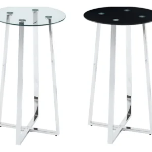 Mesa Moderna Tipo Bar Estructura De Metal Safara