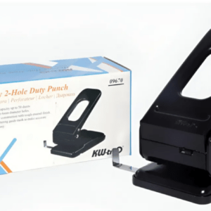 Perforadora 2 Hueco Kw-trio 9670 Negro Círculo