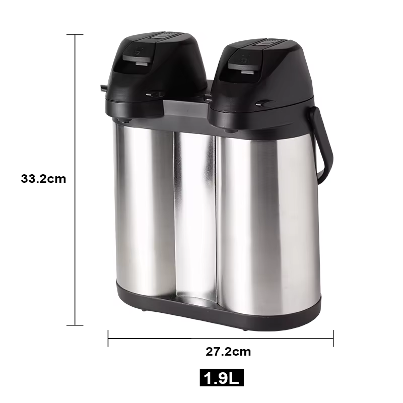 Termo 3.5 Litros con Bomba de Aire Dos Compartimientos