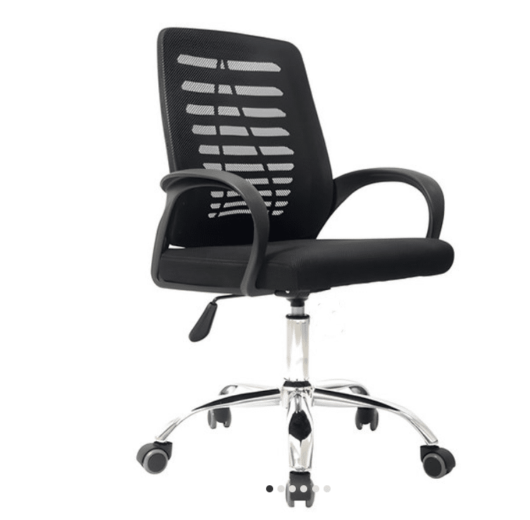 Silla De Oficina Giratoria Con Respaldo.