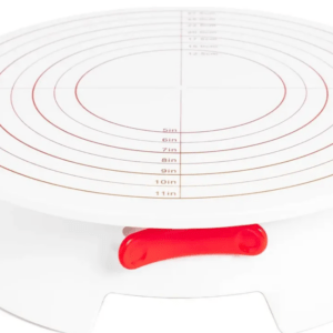 Base Giratoria 30.3 X 8 Para Decoración De Tortas Con Freno